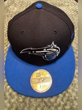 New Era Black and Blue Orlando Magic 59FIFTY Fitted Hat